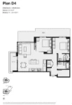 Format Plan D4 2 bed+2 bath