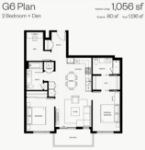 Hue Plan G6 2 bed+DEN+2 bath