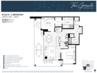 The Grande Plan H 2 bed+2 bath