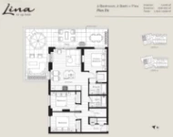 Lina at QE Park Plan D2 3 bed+Flex+2 bath