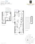 Amber Gate Plan D1 3 bed+DEN+2