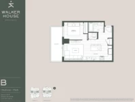Walker House Plan B 1 bed+1 bath