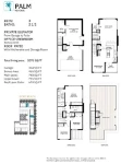 Gyro Beach Townhomes Palm Reverse 3 bed+2,1_2 bath