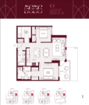 5656 Balaclava Plan C3 2 bed+2bath