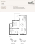 Park & Maven Plan B3 1 bed+1 bath