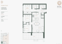 Sol Plan D 3 bed+2 bath