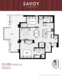 Savoy Plan SPH1 2 bed+DEN