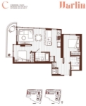 Harlin Plan C 2 bed+2 bath