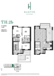 Hunter at Lynn Creek Plan TH2b JR 3 bed+2