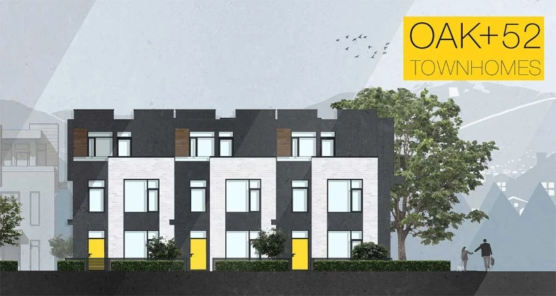 Oak+52 Townhomes by Coromandel Properties presale